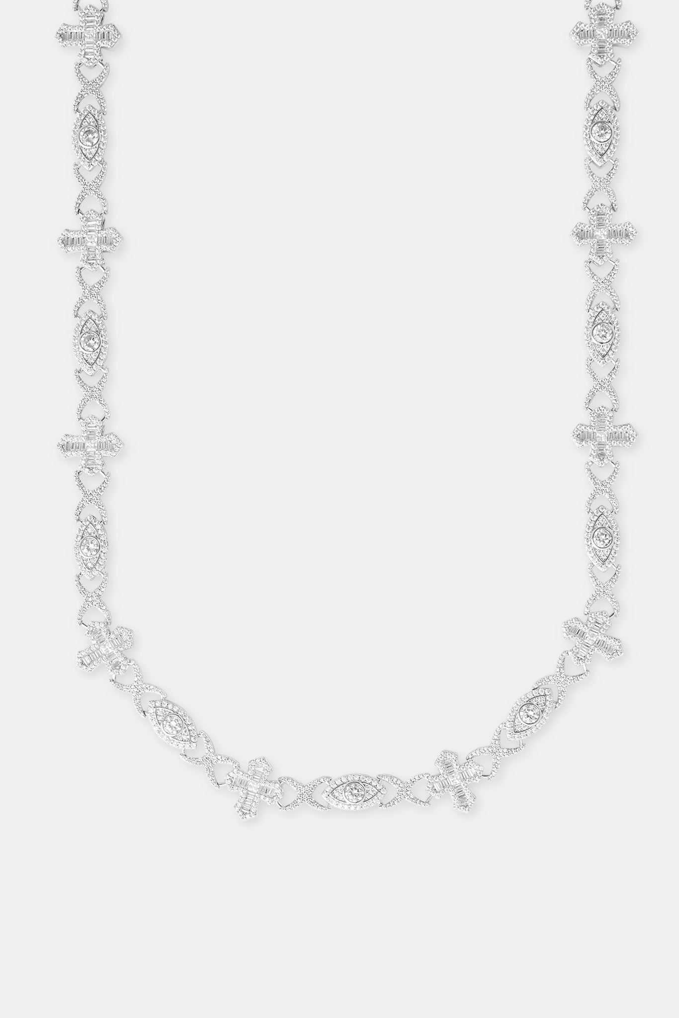 Vereiste Böser Blick & Unendlichkeits-Gliederkette - 8mm